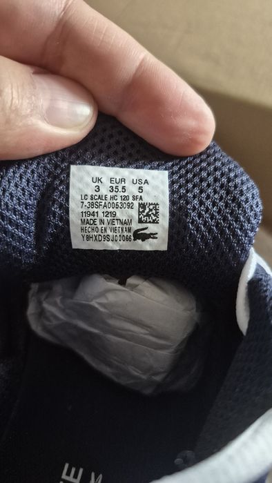 Оригинальные кроссовки Lacoste