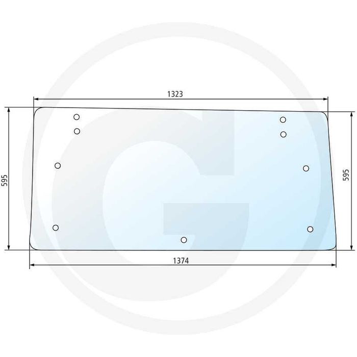 Geam spate fiat, geam cabin fiat tractor