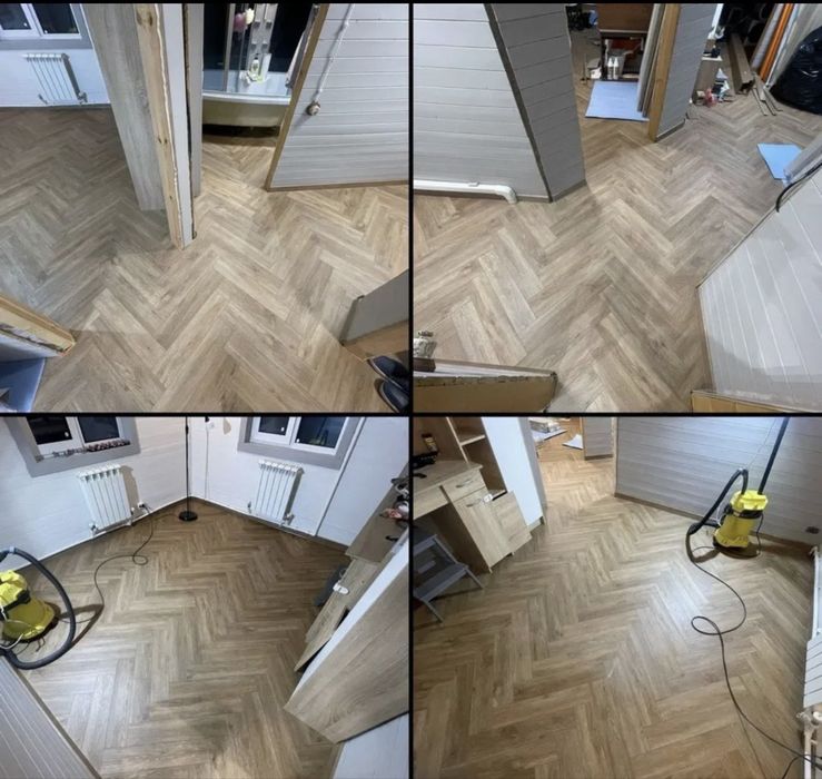 Укладка ламината Установка плинтуса