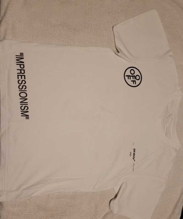 Tricou OFF WHITE "Impressionism" ALB