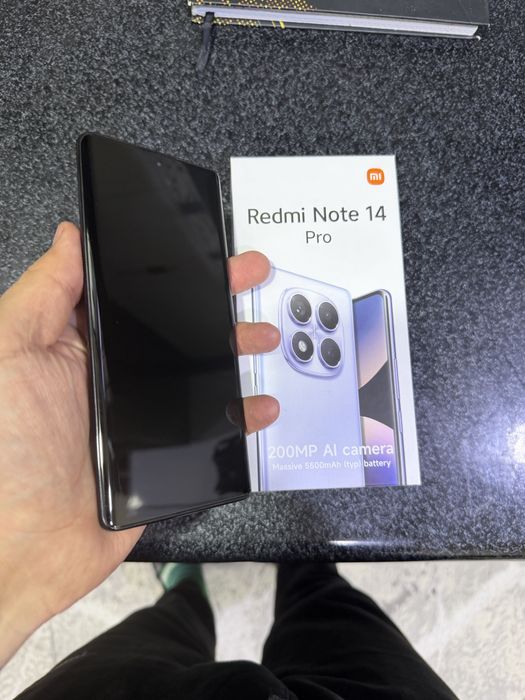 Redmi not 14 pro pamit 8.256g holati yahwi karopka dak bor