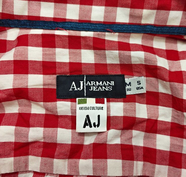Armani Jeans Оригинална мъжка риза с каре размер М