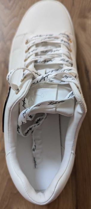 Karl Lagerfeld Paris Chancie Leather дамски бели маратонки от Сащ