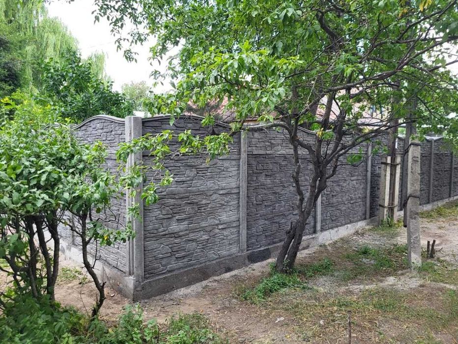 Евро забор. Бетонный забор.