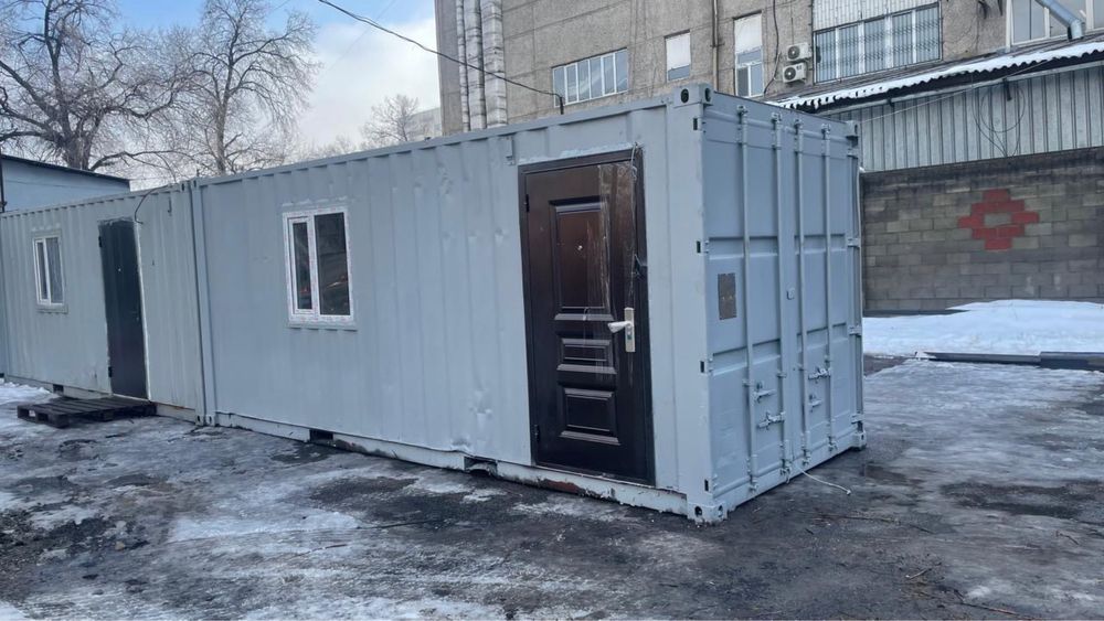 Контейнеры жилые 20 фут утеплённые в аренду Алматы