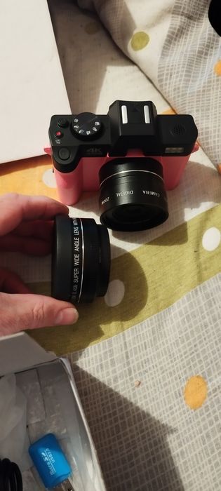Дигитален фотоапарат NBD®, 3,0 инча IPS, 4K, 48MP, 32GB SD карта, 2 ба