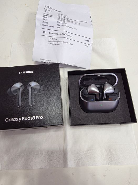 Vand casti Samsung Galaxy Buds 3 pro, ca noi
