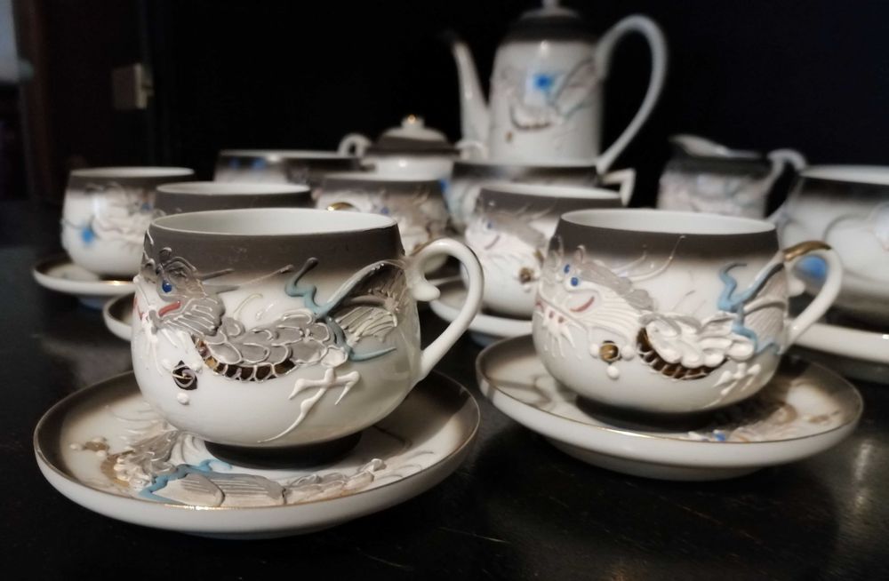 Японски сервиз за кафе и чай - Vintage Japan Handmade