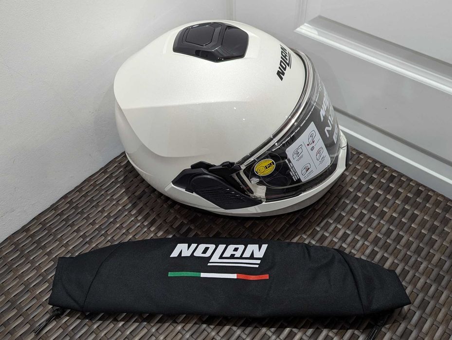 Casca moto Nolan N120-1 N-Com, marime L - Flip-back, ochelari de soare