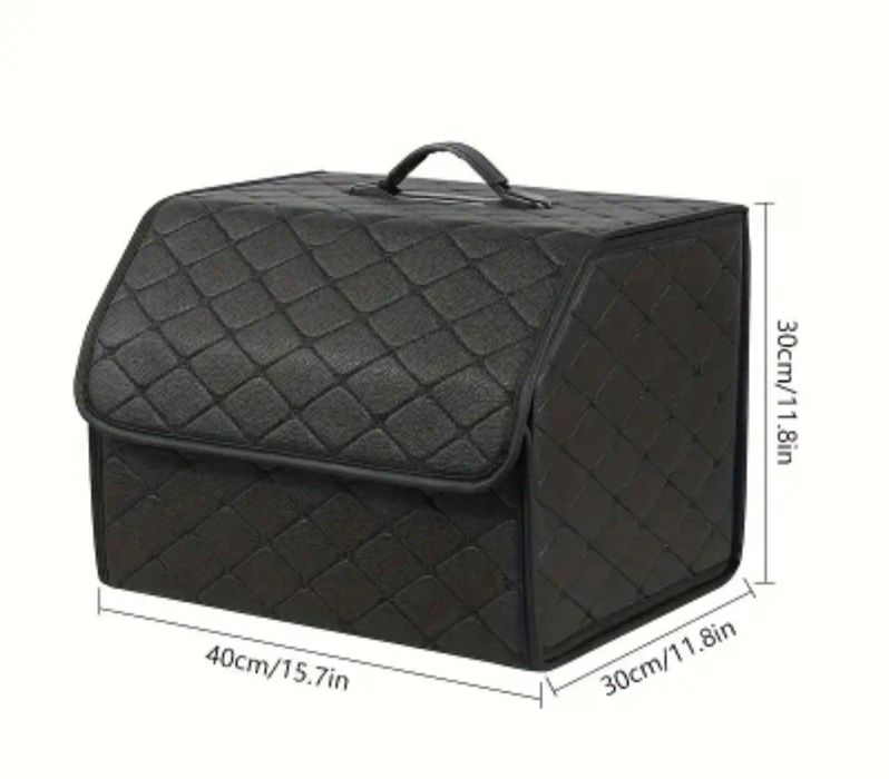 Премиум органайзер за багажник от еко кожа - Подходящ за джипове и SUV