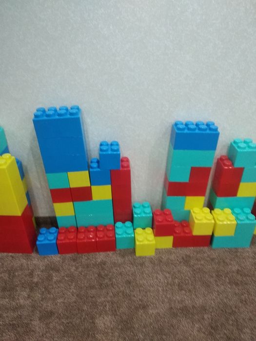 Лего-30х15х15 см. Розноцветныий Доставка бесплатно