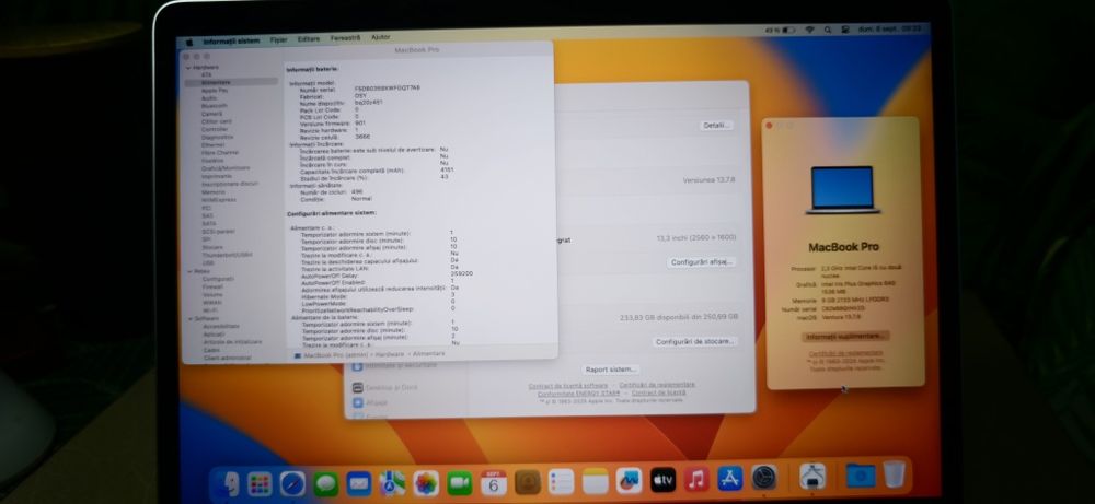 Apple MacBook Pro Retina 13” 2017 – i5 2.3GHz, 8GB RAM, SSD 256GB