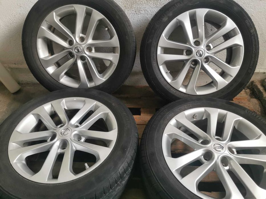 Jante originale Nissan Juke / Qashqai  R. 17 cu anvelope de vara