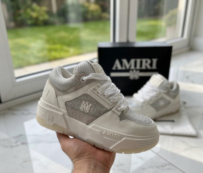 Adidasi Amiri MA 1 Gri Pietre - Full Box