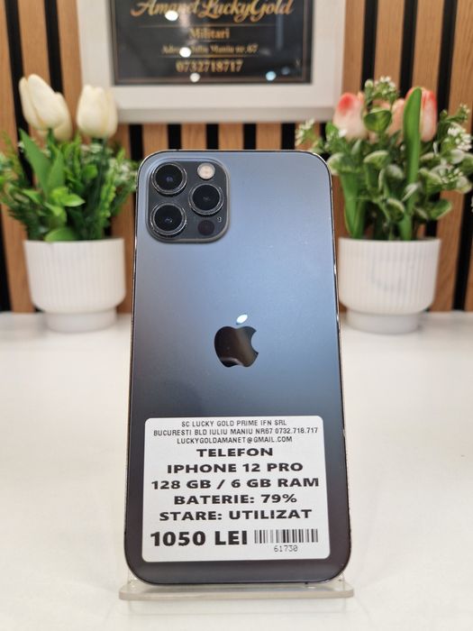 Iphone 12 Pro 128GB / 6GB RAM 79% Baterie Garantie!#61730