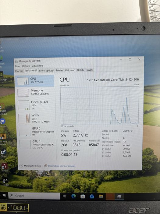 laptop acer aspire 7