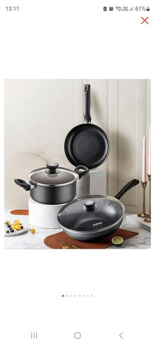 Смешанный набор кострюль