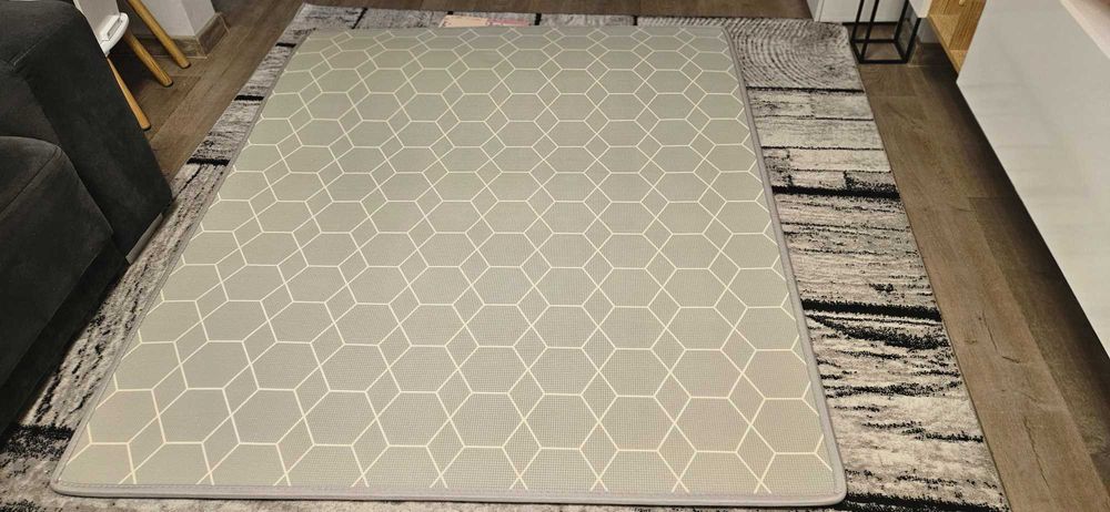 Двулицево дебело детско килимче 150x180