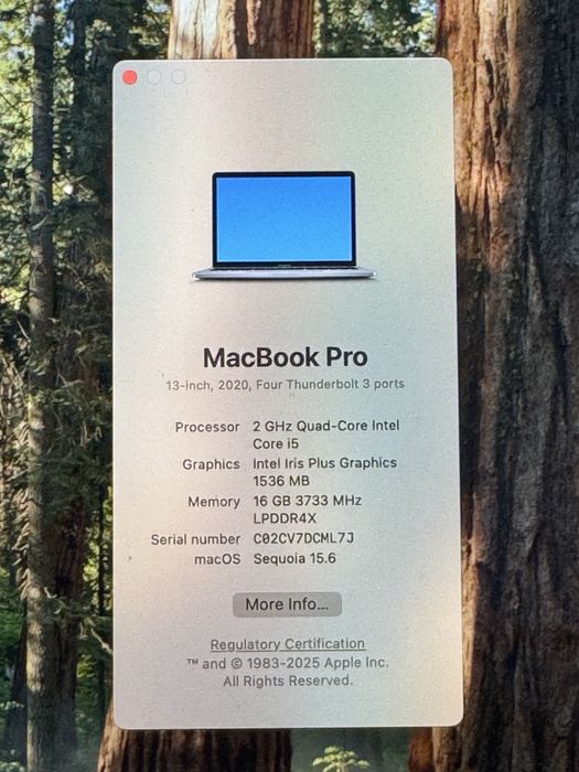 Impecabil Apple Macbook  Pro 13.3 i5 16 gb 1 TB 3 thunderbolt