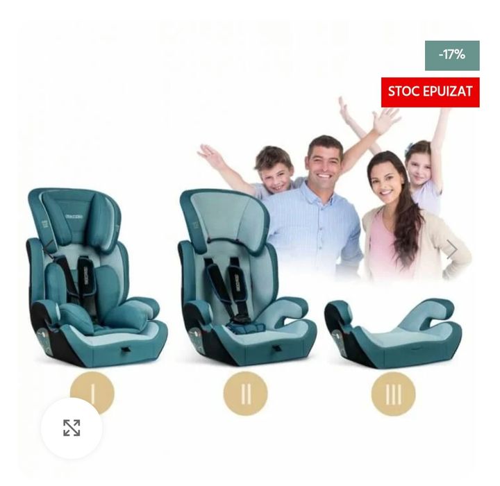 Scaun auto Ricokids Massi 9-36kg