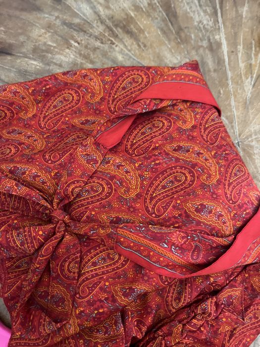 Rochie rosie cu model vaporoasa de vara S India