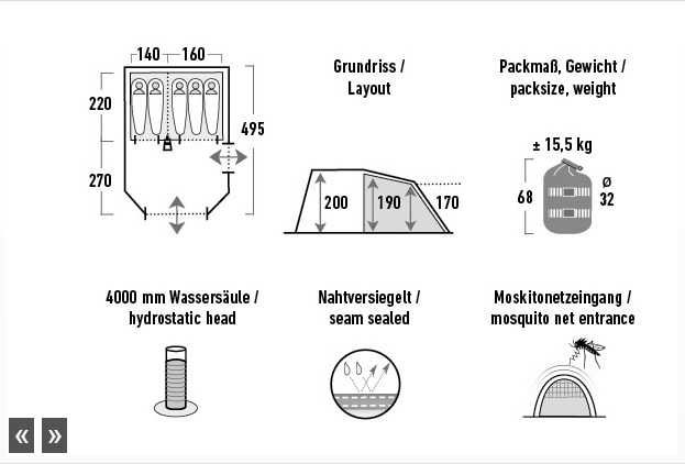 Продам палатку High Peak Bozen 5.0
