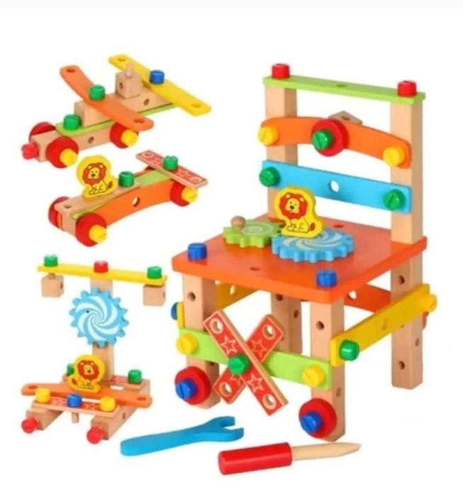 Joc educativ din lemn