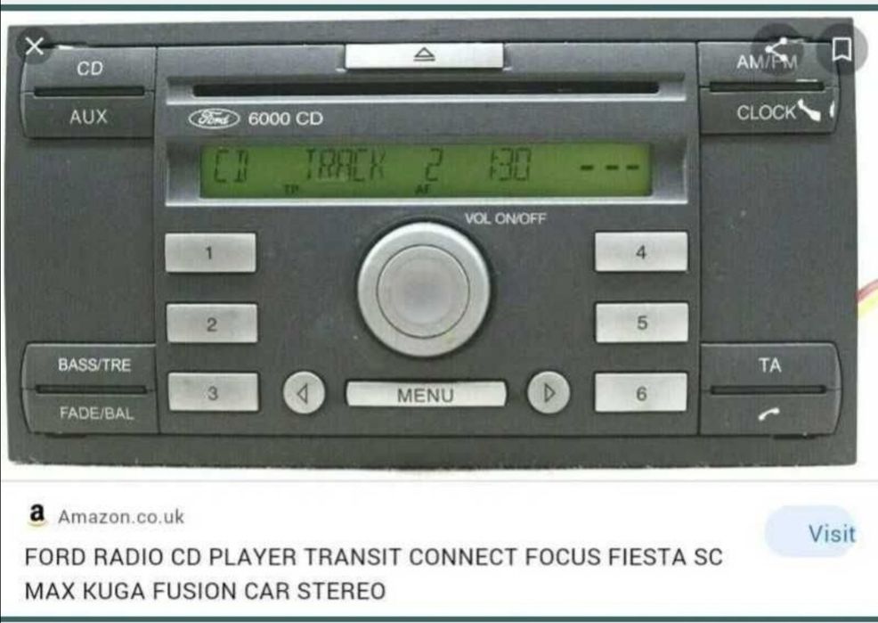 Радио - Фолксваген, Сеат, Форд