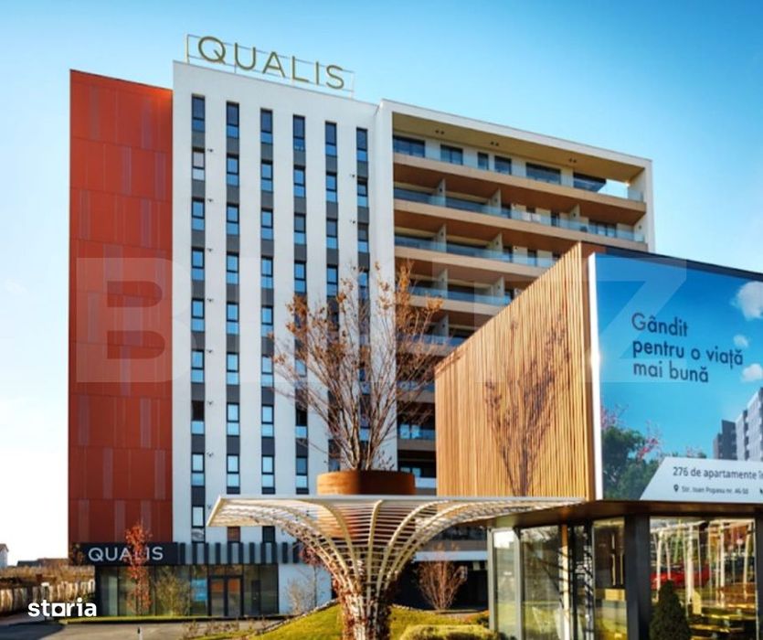 Apartament cu 2 camere, 52 mp, Tractorul