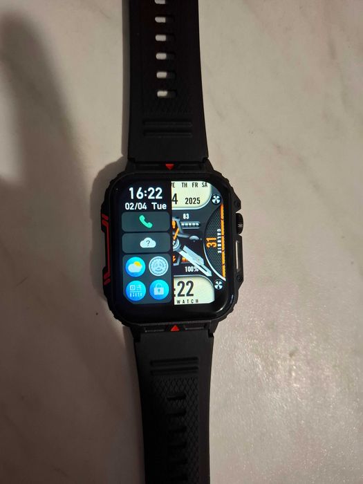 Smartwatch bluetooth compatibil Android IOS waterproof IP68