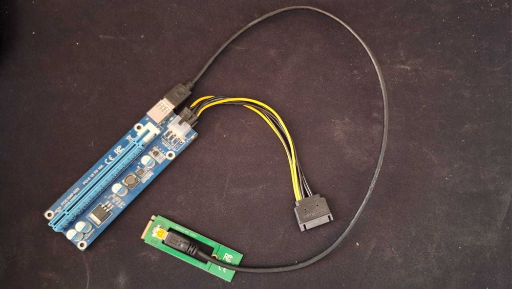 Mini PCI-E TO 16X Riser Card, PCI-E Express Riser Card, VER. 008C