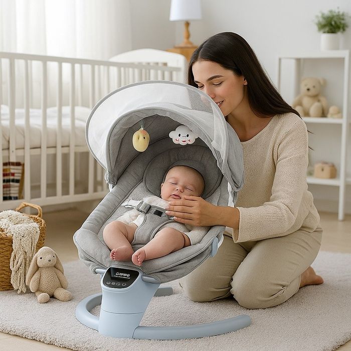 Бебешки шезлонг Zizito, Aspen, Вибриращ