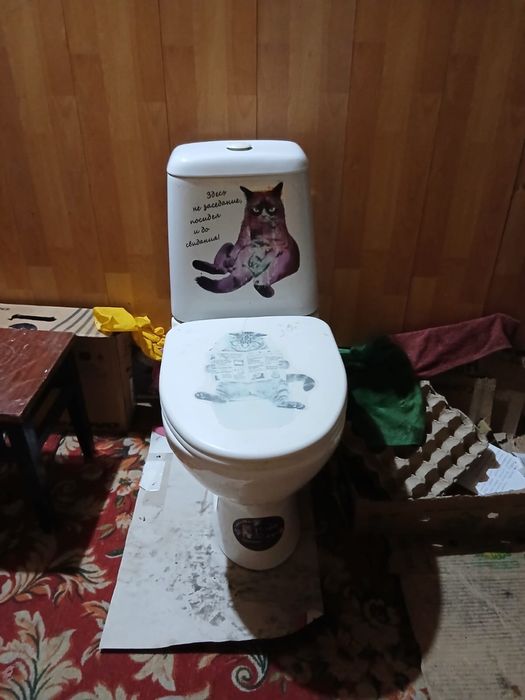 Унитаз в хорошем состоянии