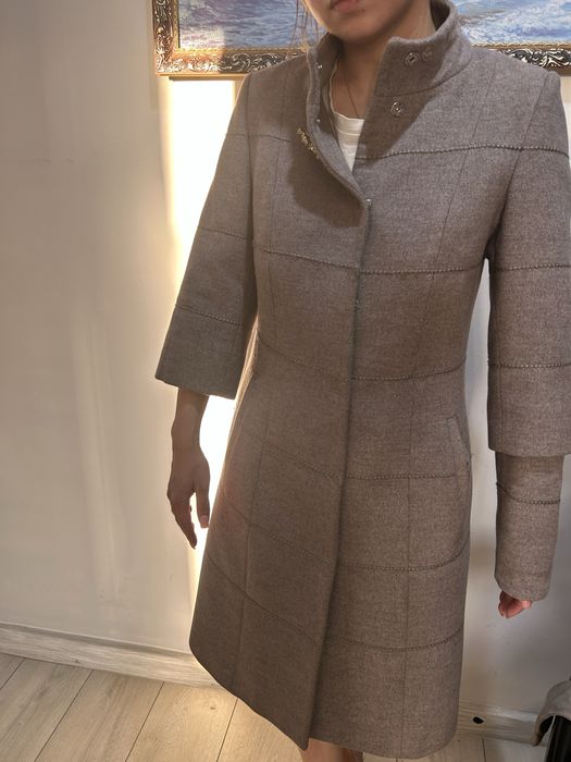 Турецкое кашемировое пальто, демисезонное
