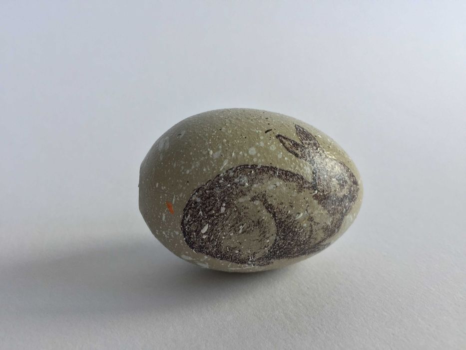 Великденско яйце, дървено №3 - заек