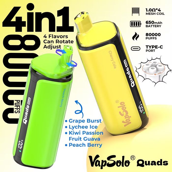 Vapsolo 4in1 80k puffs