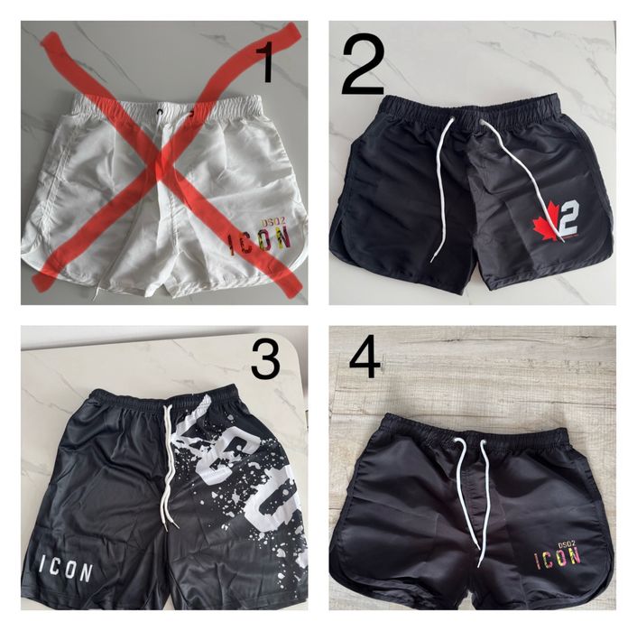 Vand pantaloni sort baie Dsquared