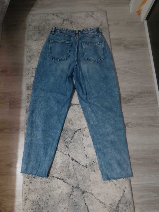 Дамски дънки MOM FIT с висока талия