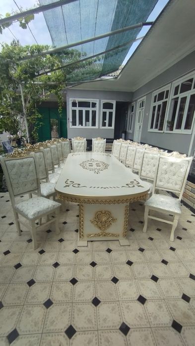 Стол стулья от 3,5 млн до 25млн есть