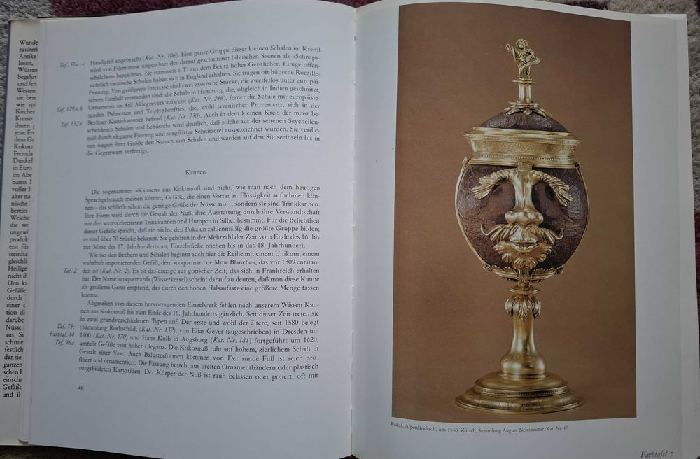 Gefässe Kokosnuss Mitteleuropa 1250-1800 (Rolf Fritz) - antichitati