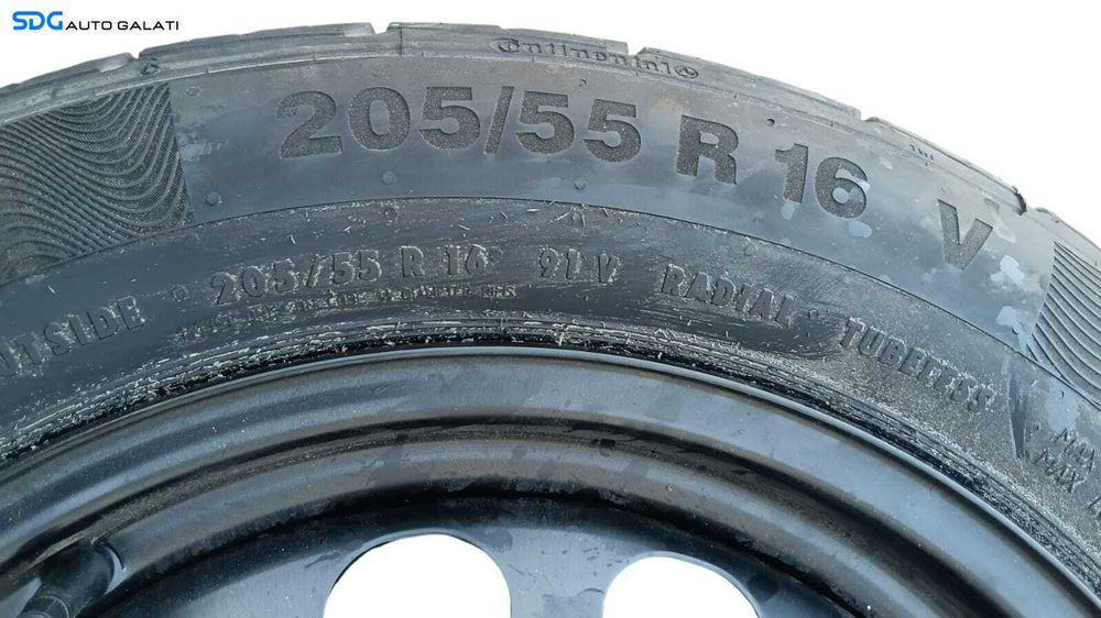 Janta Rezerva Tabla 205 55 16 R16 6½ 16H2 Volkswagen Passat B8 2015 - 2020 Cod 5Q0601027 [M8760]