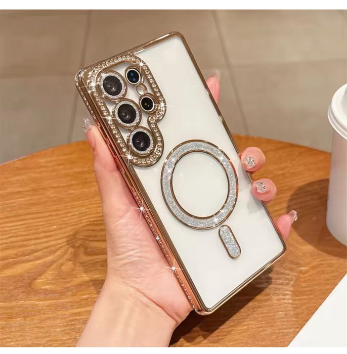 Samsung S25 Ultra S26 Ultra S26 - Husa Magsafe Luxury Stone