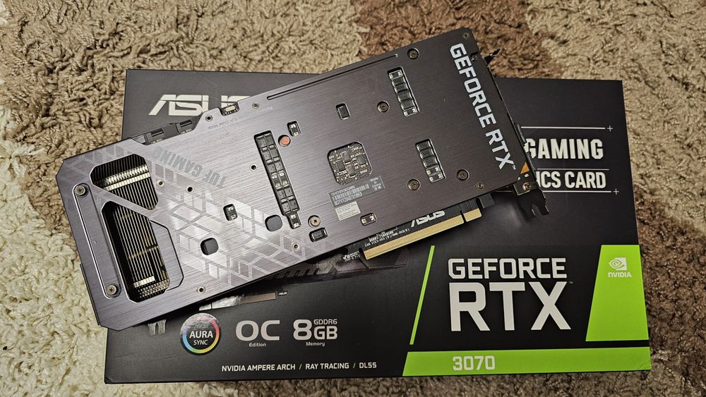Placa video Asus TUF GAMING  RTX 3070 8gb GDDR6 256-bit
