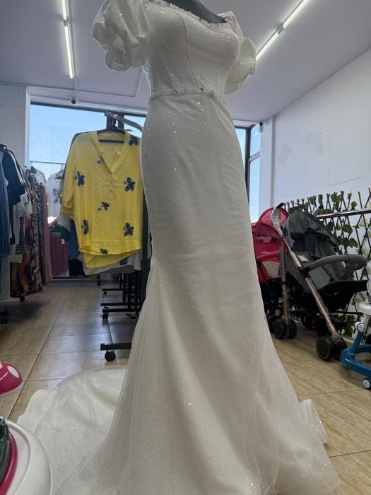 Rochie mireasa mărimea S-M pe corset ,nepurtata