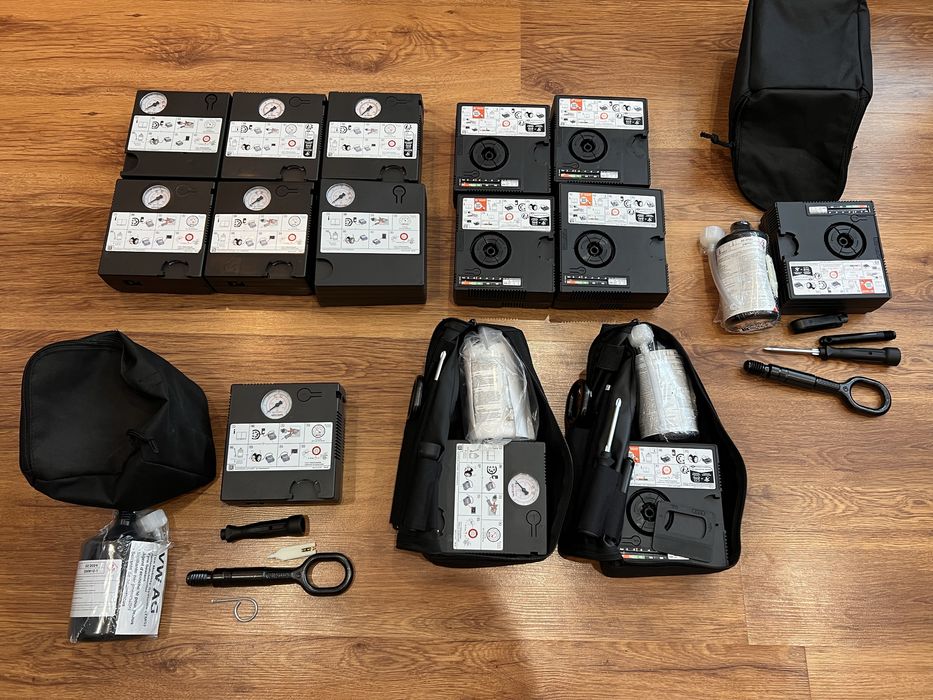 Промоция Компресор за надуване на гуми Vw Континентал(форд)нови с пяна