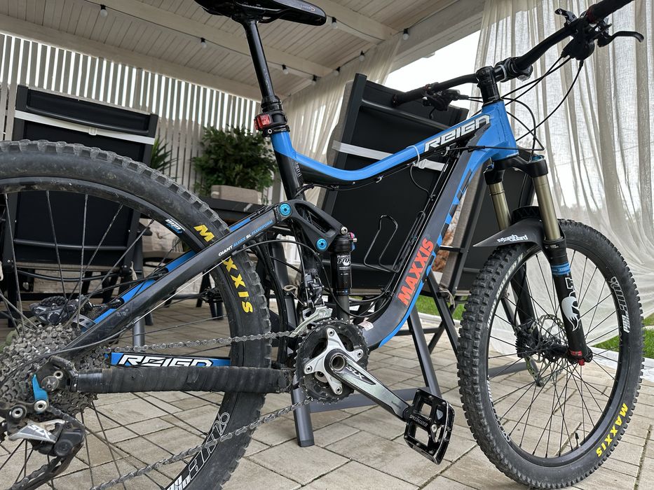 Bicicleta full suspension, xt slx dropper shock , giant reign
