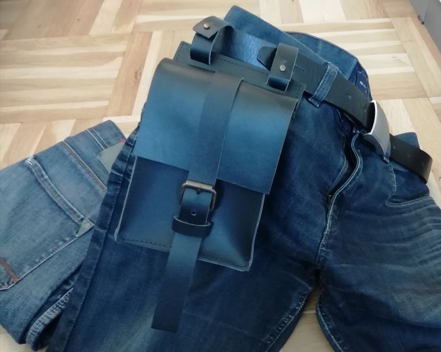 Чанта за кръста естествена кожа