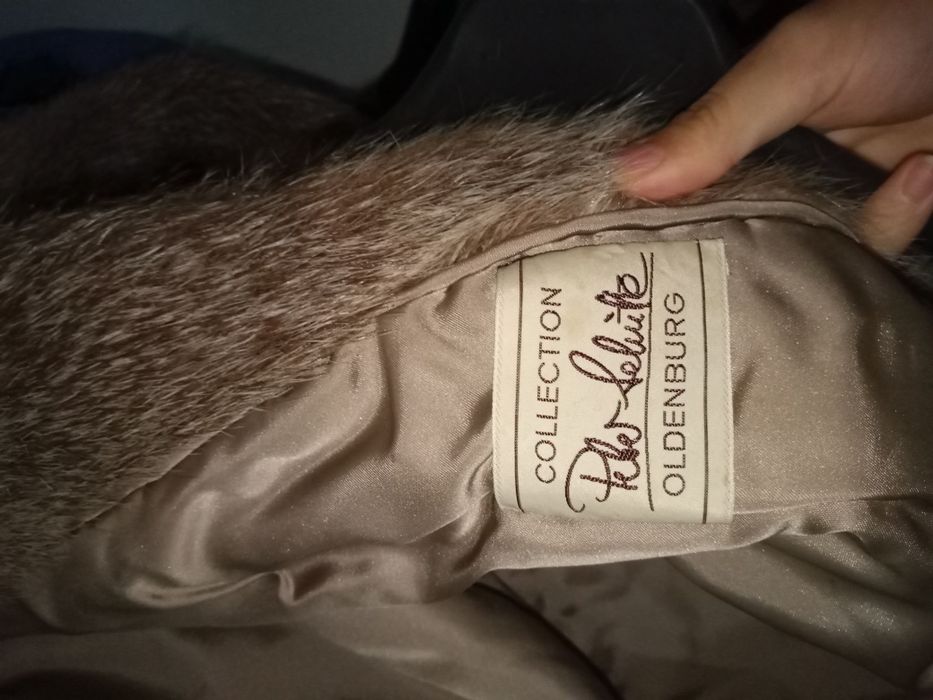 Blana naturala de iepure superba redusa