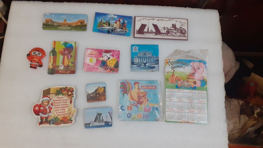 Магниты магнитик на холодильник, для коллекции.