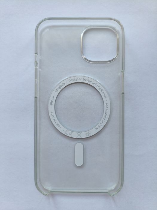 Оригинален прозрачен калъф на Apple с MagSafe за iPhone 13 (като нов)